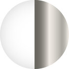 Biały mat + uchwyt chrom